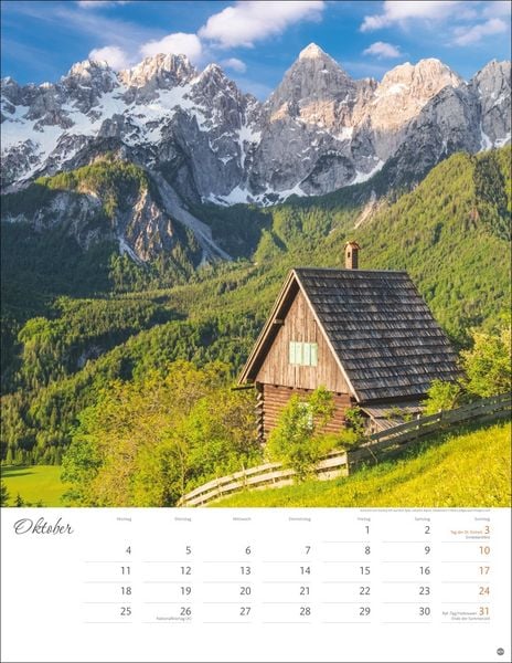 Produktbild: Sch&ouml;nes Alpenland Posterkalender 2027