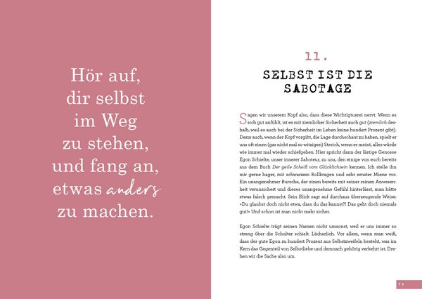 Produktbild: Der geile Schei&szlig; vom Gl&uuml;cklichsein &ndash; Mein Buch. Mein Leben.