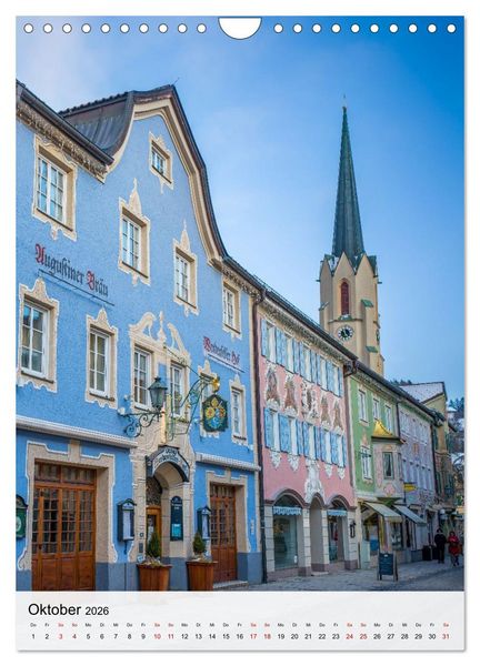Produktbild: Garmisch-Partenkirchen und die faszinierende Bergwelt der Alpen (Wandkalender 2026 DIN A4 hoch), CALVENDO Monatskalender