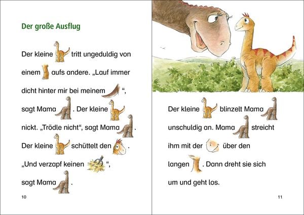 Produktbild: Lesenlernen in 3 Schritten - Die sch&ouml;nsten Dinogeschichten