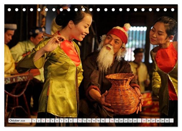 Produktbild: Vietnam (Tischkalender 2026 DIN A5 quer), CALVENDO Monatskalender