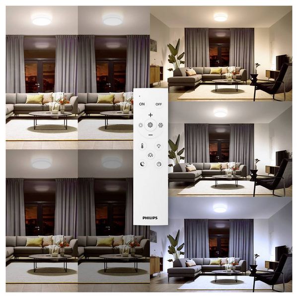 Produktbild: Philips 8721103055927 Deckenleuchte, LED-Deckenleuchte Wei&szlig;