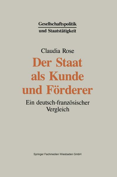 Produktbild: Der Staat als Kunde und F&ouml;rderer