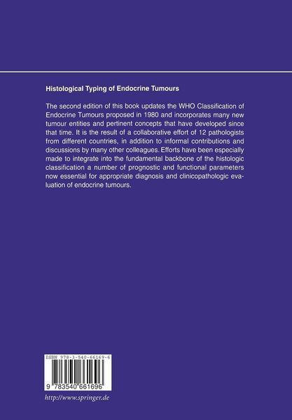 Produktbild: Histological Typing of Endocrine Tumours
