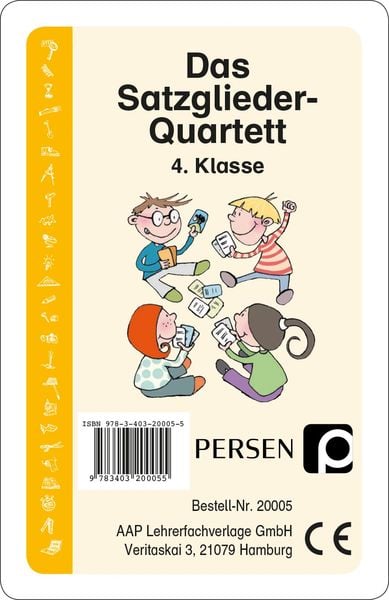 Produktbild: Das Satzglieder-Quartett