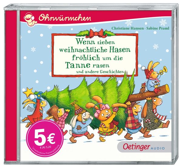 Produktbild: Wenn sieben weihnachtliche Hasen fr&ouml;hlich um die Tanne rasen und andere Geschichten