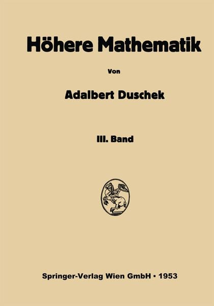 Produktbild: Vorlesungen über höhere Mathematik
