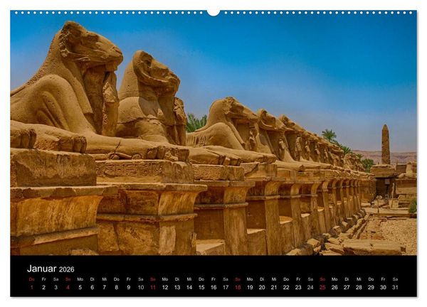 Produktbild: Luxor in Bildern - Auf den Spuren des antiken &Auml;gypten in Theben Ost und Theben West (Wandkalender 2026 DIN A2 quer), CALVENDO Monatskalender