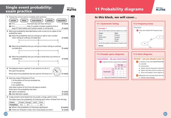 Produktbild: White Rose Maths: Aqa GCSE 9-1 Foundation Student Book 2