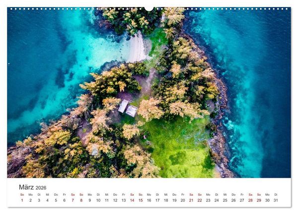 Produktbild: Bermuda - Eine Reise zu den Bermudainseln. (Wandkalender 2026 DIN A2 quer), CALVENDO Monatskalender