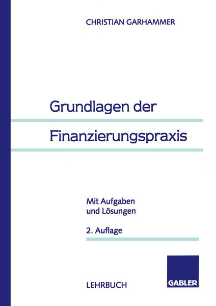 Produktbild: Grundlagen der Finanzierungspraxis