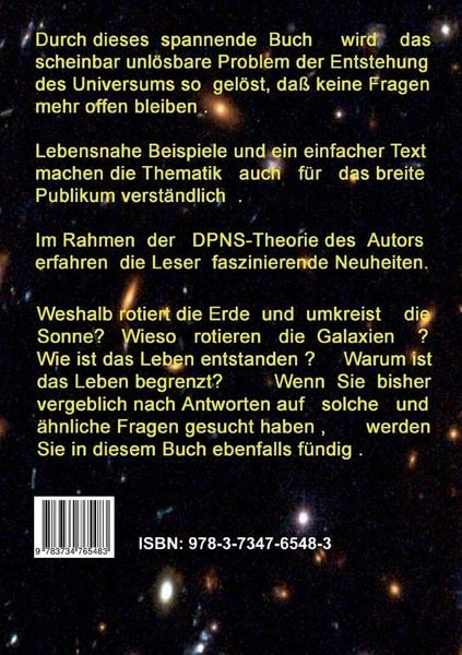 Produktbild: Das Geheimnis der Entstehung des Universums