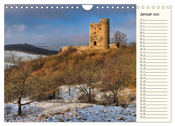 Produktbild: Burgen im Harz (Wandkalender 2026 DIN A4 quer), CALVENDO Monatskalender