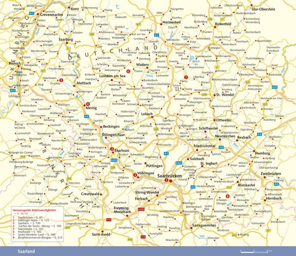 TRESCHER Reiseführer Saarland
