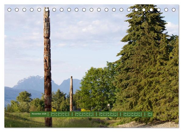 Produktbild: Vancouver - Tr&auml;umen zwischen Wolken und Meer (Tischkalender 2026 DIN A5 quer), CALVENDO Monatskalender