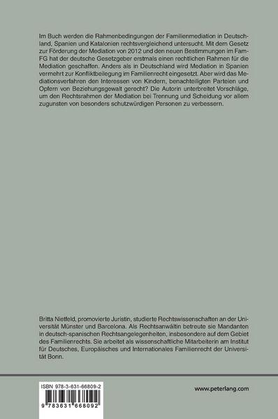 Produktbild: Mediation als Verfahren der konsensualen Konfliktbeilegung bei Trennung und Scheidung