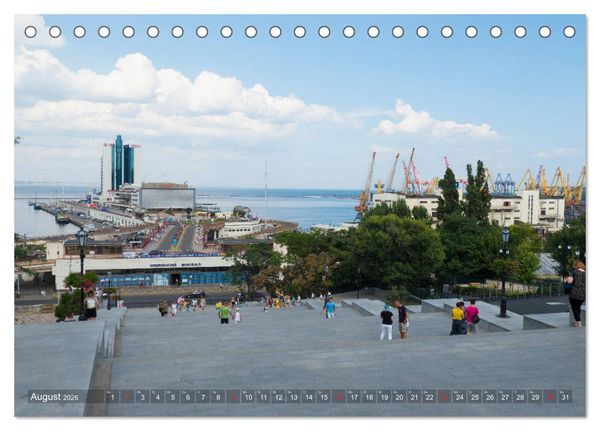 Produktbild: Odessa- Die sch&ouml;ne Stadt am Schwarzen Meer (Tischkalender 2026 DIN A5 quer), CALVENDO Monatskalender