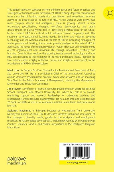 Produktbild: The Future of HRD, Volume I