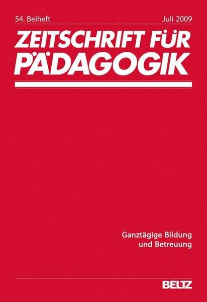 Produktbild: Ganzt&auml;gige Bildung und Betreuung