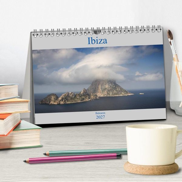 Produktbild: Ibiza - Balearen (Tischkalender 2027 DIN A5 quer), CALVENDO Monatskalender
