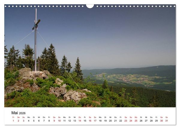 Produktbild: Gipfelkreuze im B&ouml;hmerwald (Wandkalender 2026 DIN A3 quer), CALVENDO Monatskalender