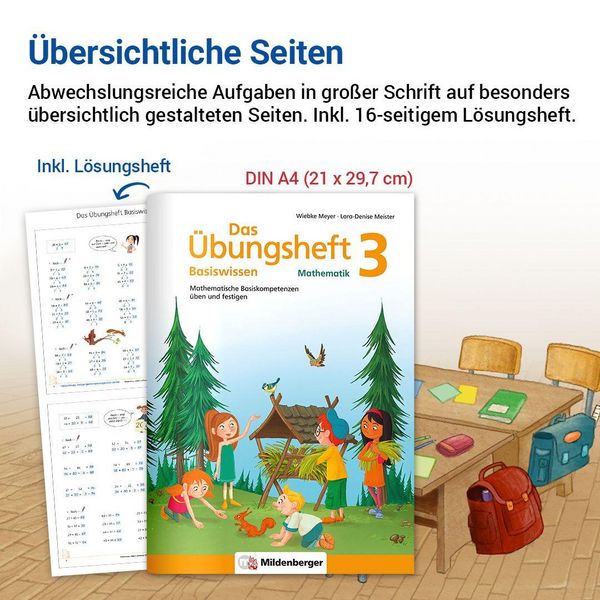 Produktbild: Das &Uuml;bungsheft Basiswissen Mathematik 3