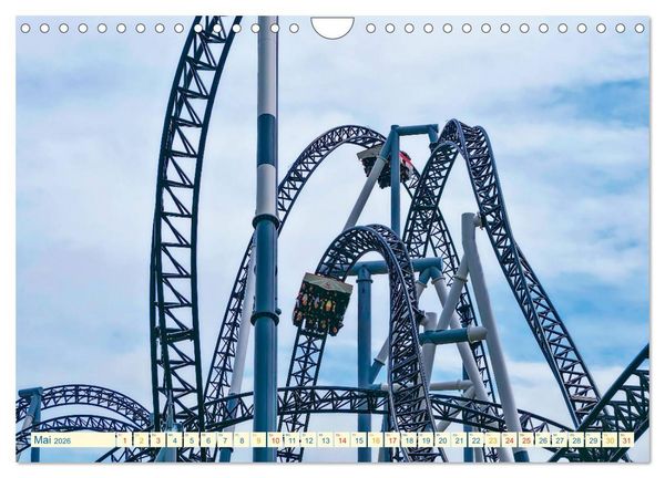 Produktbild: Achterbahn - extrem (Wandkalender 2026 DIN A4 quer), CALVENDO Monatskalender