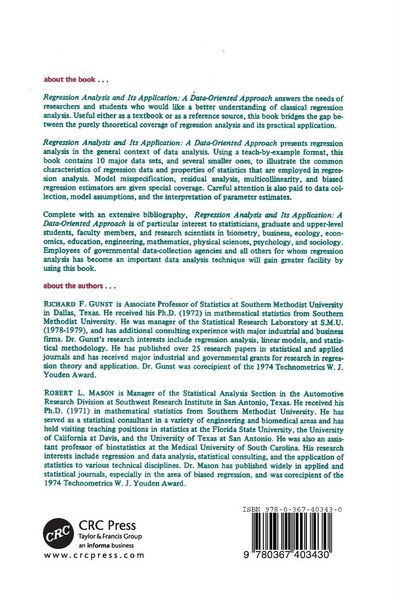 Produktbild: Regression Analysis and its Application