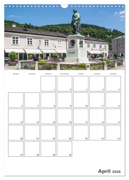 Produktbild: Bezauberndes SALZBURG / Terminplaner (Wandkalender 2026 DIN A3 hoch), CALVENDO Monatskalender