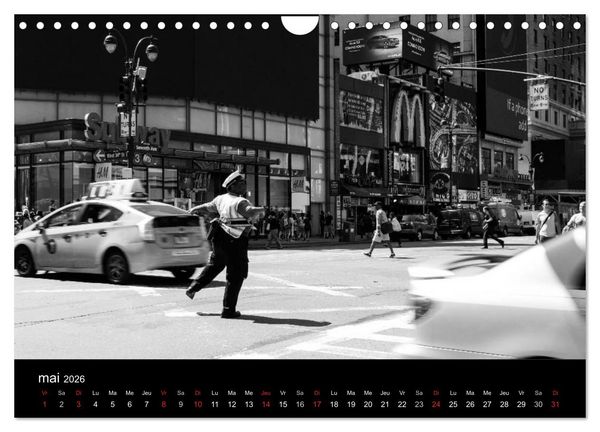 Produktbild: New York en noir et blanc (Calendrier mural 2026 DIN A4 vertical), CALVENDO calendrier mensuel