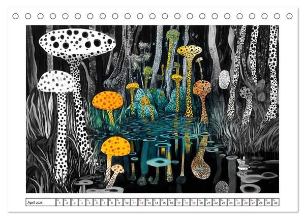 Produktbild: Landschaft - Neu gedacht (Tischkalender 2026 DIN A5 quer), CALVENDO Monatskalender