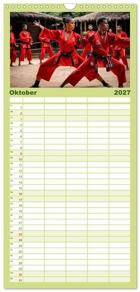 Produktbild: Familienplaner 2027 - Typisch Brasilien mit 5 Spalten (Wandkalender, 21 x 45 cm) CALVENDO