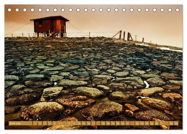 Produktbild: Die Hallig Langene&szlig; (Tischkalender 2026 DIN A5 quer), CALVENDO Monatskalender
