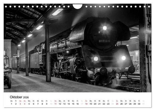 Produktbild: Dampfloks in der DDR (Wandkalender 2026 DIN A4 quer), CALVENDO Monatskalender