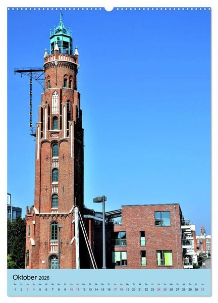 Produktbild: BREMERHAVEN die Seestadt mit maritimen Flair - 2026 (Wandkalender 2026 DIN A2 hoch), CALVENDO Monatskalender