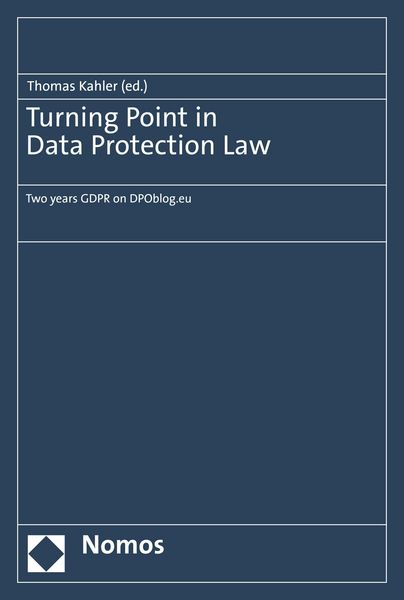 Produktbild: Turning Point in Data Protection Law