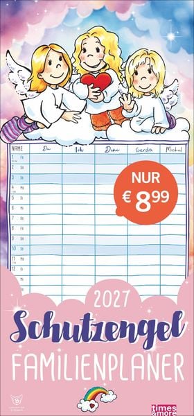 Produktbild: times&more Schutzengel Familienplaner 2027