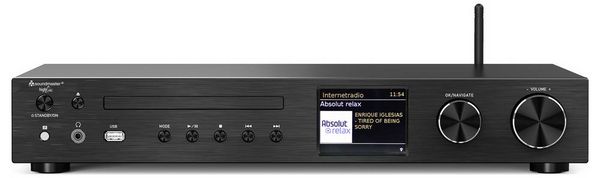 Produktbild: Soundmaster ICD4350SW CD-Player Schwarz WLAN, DAB+, CD-Player, Bluetooth&reg;, Internetradio