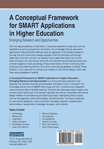 Produktbild: A Conceptual Framework for SMART Applications in Higher Education