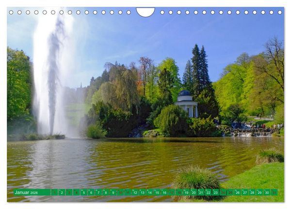 Produktbild: Bad Wilhelmsh&ouml;he Bergpark und Wasserspiele (Wandkalender 2026 DIN A4 quer), CALVENDO Monatskalender