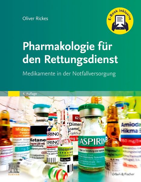 Produktbild: Pharmakologie f&uuml;r den Rettungsdienst + E-Book
