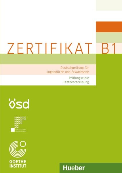 Produktbild: Zertifikat B1. Prüfungsziele, Testbeschreibung