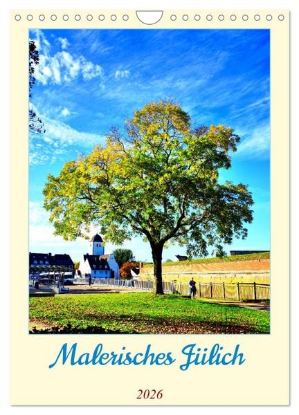 Produktbild: Malerisches J&uuml;lich (Wandkalender 2026 DIN A4 hoch), CALVENDO Monatskalender