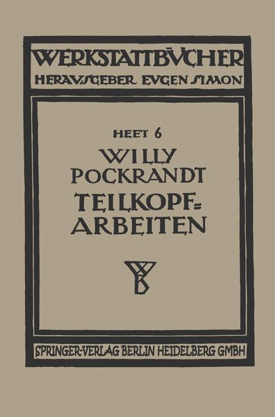 Produktbild: Teilkopfarbeiten