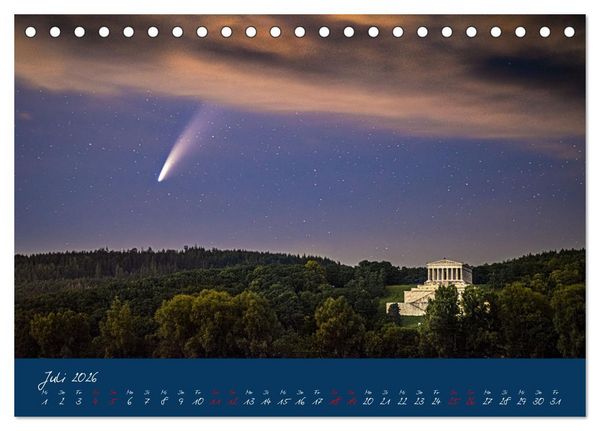 Produktbild: Welt unter Sternen (Tischkalender 2026 DIN A5 quer), CALVENDO Monatskalender