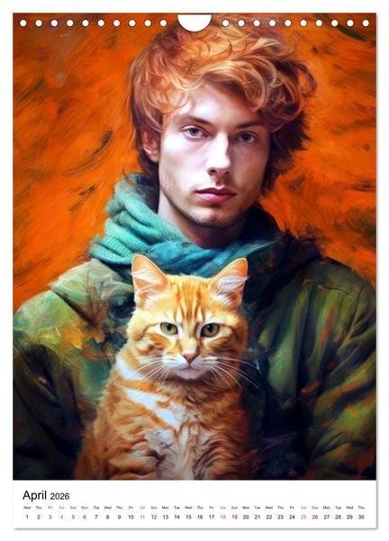 Produktbild: Meow and Forever (Wall Calendar 2026 DIN A4 portrait), CALVENDO 12 Month Wall Calendar