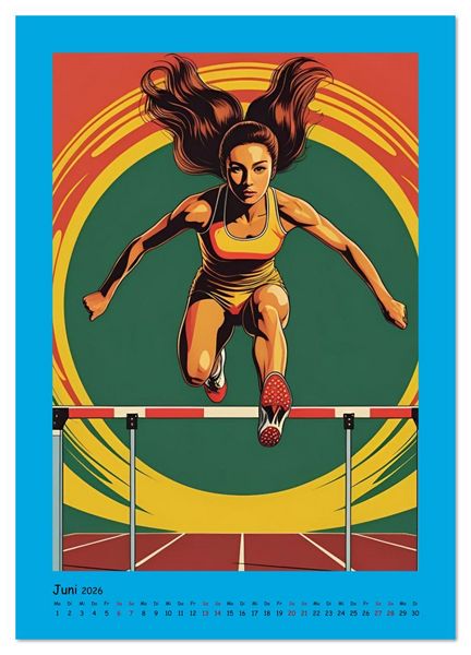 Produktbild: Olympische Sportarten (hochwertiger Premium Wandkalender 2026 DIN A2 hoch), Kunstdruck in Hochglanz