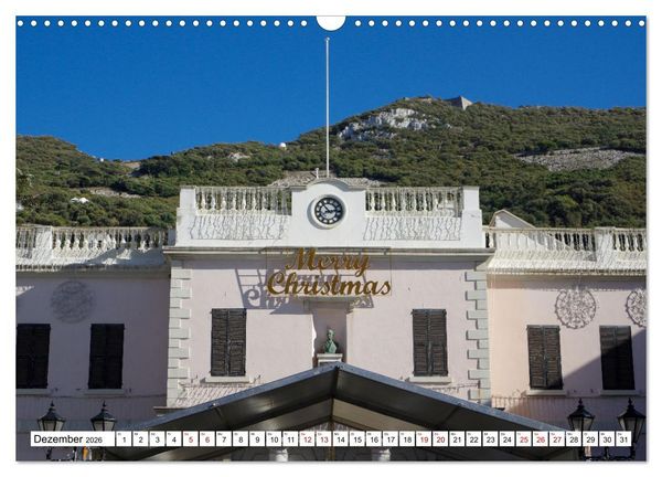 Produktbild: Gibraltar - Gro&szlig;britannien am Mittelmeer (Wandkalender 2026 DIN A3 quer), CALVENDO Monatskalender