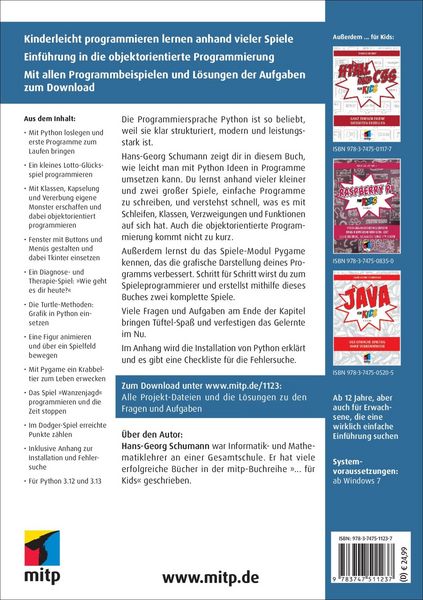 Produktbild: Python f&uuml;r Kids