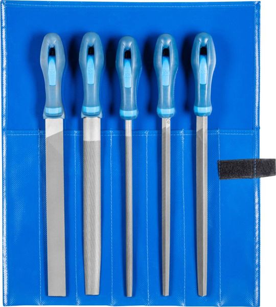 Produktbild: PFERD TOOLS 11800543 Werkstattfeilen-Set Hieb 3 in PVC-Rolltasche L&auml;nge 250 mm 1 St.